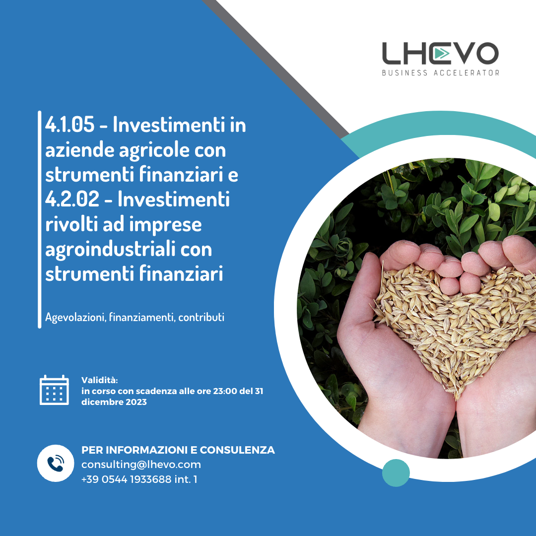 Copertina per bando investimenti agricoli in Emilia Romagna